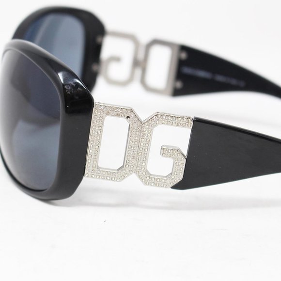 DOLCE&GABBANA Black Round Sunglasses - Picture 4 of 7